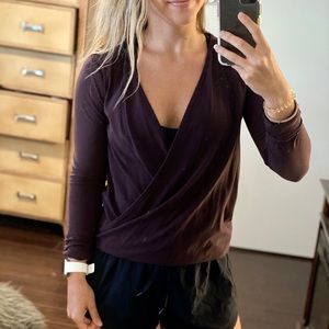 Lululemon wrap top